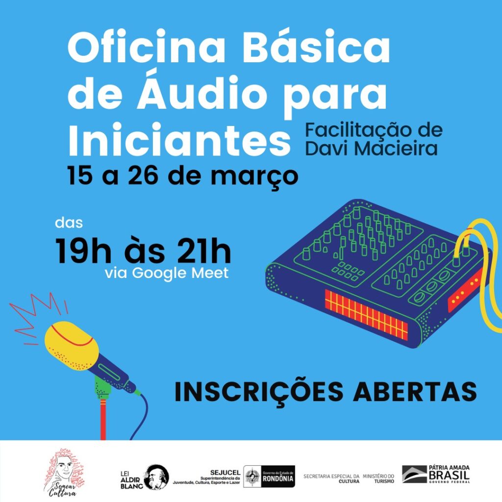 Oficina básica de Áudio para iniciantes!